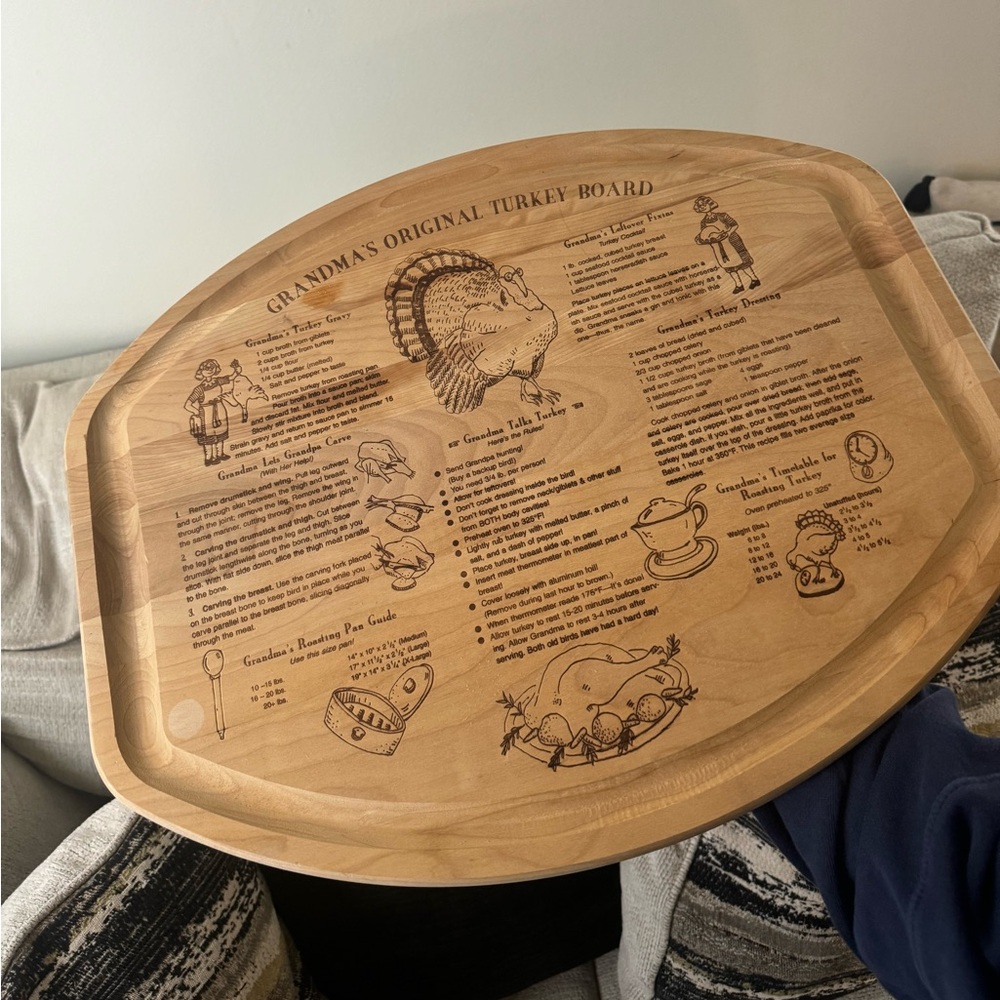 Grandma’s Original Wooden Turkey Board
